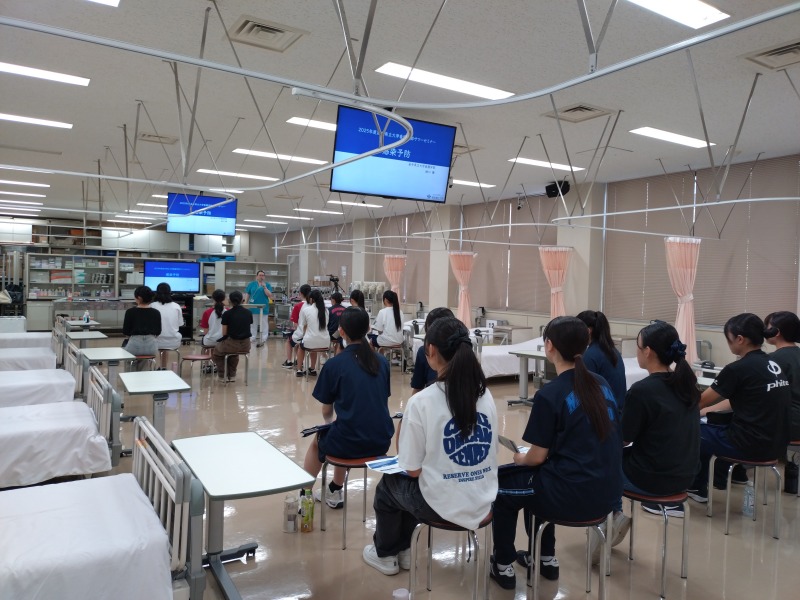 看護学部サマーセミナーの様子（1）